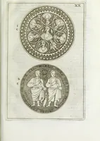 An illustration from Osservazioni sopra alcuni frammenti di vasi antichi di vetro ornati di figure trovati ne'cimiteri di Roma (1716)