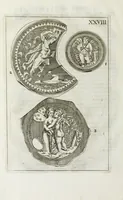 An illustration from Osservazioni sopra alcuni frammenti di vasi antichi di vetro ornati di figure trovati ne'cimiteri di Roma (1716)