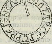 An illustration from Osservazioni sopra alcuni frammenti di vasi antichi di vetro ornati di figure trovati ne'cimiteri di Roma (1716)