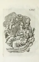 An illustration from Osservazioni sopra alcuni frammenti di vasi antichi di vetro ornati di figure trovati ne'cimiteri di Roma (1716)