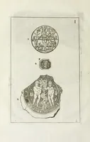 An illustration from Osservazioni sopra alcuni frammenti di vasi antichi di vetro ornati di figure trovati ne'cimiteri di Roma (1716)