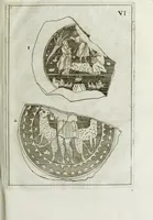 An illustration from Osservazioni sopra alcuni frammenti di vasi antichi di vetro ornati di figure trovati ne'cimiteri di Roma (1716)