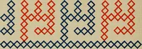 An illustration from Osztyák himzések = Ostjakische Stickereien (1921)