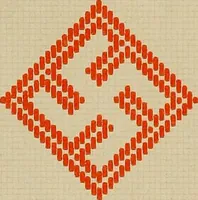 An illustration from Osztyák himzések = Ostjakische Stickereien (1921)