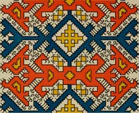 Picture 45 of 70 from Osztyák himzések = Ostjakische Stickereien (1921), leaf 45