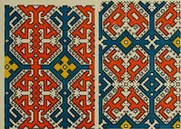 An illustration from Osztyák himzések = Ostjakische Stickereien (1921)