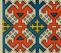 An illustration from Osztyák himzések = Ostjakische Stickereien (1921)