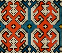 An illustration from Osztyák himzések = Ostjakische Stickereien (1921)