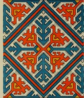 An illustration from Osztyák himzések = Ostjakische Stickereien (1921)