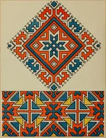 An illustration from Osztyák himzések = Ostjakische Stickereien (1921)