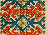 An illustration from Osztyák himzések = Ostjakische Stickereien (1921)