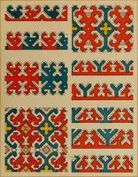 An illustration from Osztyák himzések = Ostjakische Stickereien (1921)