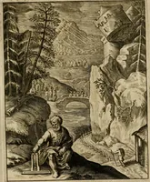 An illustration from Othonis VaenI Emblemata Horatiana : imaginibus in aes incisis : atque latino, germanico, gallico et belgico carmine illustrata (1684)