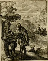 An illustration from Othonis VaenI Emblemata Horatiana : imaginibus in aes incisis : atque latino, germanico, gallico et belgico carmine illustrata (1684)