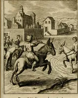 An illustration from Othonis VaenI Emblemata Horatiana : imaginibus in aes incisis : atque latino, germanico, gallico et belgico carmine illustrata (1684)