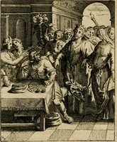 An illustration from Othonis VaenI Emblemata Horatiana : imaginibus in aes incisis : atque latino, germanico, gallico et belgico carmine illustrata (1684)