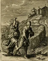 An illustration from Othonis VaenI Emblemata Horatiana : imaginibus in aes incisis : atque latino, germanico, gallico et belgico carmine illustrata (1684)