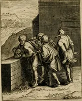 An illustration from Othonis VaenI Emblemata Horatiana : imaginibus in aes incisis : atque latino, germanico, gallico et belgico carmine illustrata (1684)