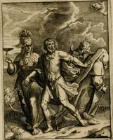 An illustration from Othonis VaenI Emblemata Horatiana : imaginibus in aes incisis : atque latino, germanico, gallico et belgico carmine illustrata (1684)