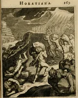 An illustration from Othonis VaenI Emblemata Horatiana : imaginibus in aes incisis : atque latino, germanico, gallico et belgico carmine illustrata (1684)