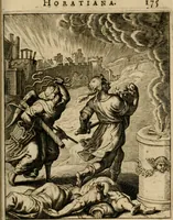An illustration from Othonis VaenI Emblemata Horatiana : imaginibus in aes incisis : atque latino, germanico, gallico et belgico carmine illustrata (1684)