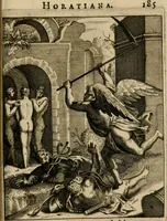 An illustration from Othonis VaenI Emblemata Horatiana : imaginibus in aes incisis : atque latino, germanico, gallico et belgico carmine illustrata (1684)