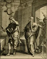 An illustration from Othonis VaenI Emblemata Horatiana : imaginibus in aes incisis : atque latino, germanico, gallico et belgico carmine illustrata (1684)