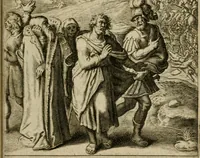 An illustration from Othonis VaenI Emblemata Horatiana : imaginibus in aes incisis : atque latino, germanico, gallico et belgico carmine illustrata (1684)