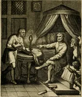 An illustration from Othonis VaenI Emblemata Horatiana : imaginibus in aes incisis : atque latino, germanico, gallico et belgico carmine illustrata (1684)