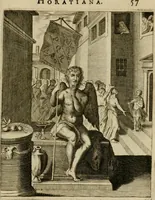 An illustration from Othonis VaenI Emblemata Horatiana : imaginibus in aes incisis : atque latino, germanico, gallico et belgico carmine illustrata (1684)