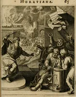 An illustration from Othonis VaenI Emblemata Horatiana : imaginibus in aes incisis : atque latino, germanico, gallico et belgico carmine illustrata (1684)