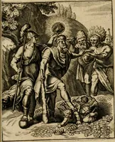 An illustration from Othonis VaenI Emblemata Horatiana : imaginibus in aes incisis : atque latino, germanico, gallico et belgico carmine illustrata (1684)