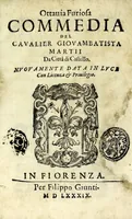 An illustration from Ottauia furiosa : commedia (1589)