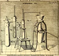 An illustration from Ottonis de Guericke Experimenta nova (ut vocantur) Magdeburgica de vacuo spatio (1672)