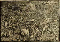 An illustration from Ouidio istorico, politico, morale : breuemente spiegato, e delineato con artificiose figure, accresciuta questa quinta impressione di nuoue allegorie (1696)