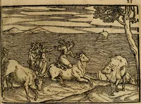 An illustration from Ouidio istorico, politico, morale : breuemente spiegato, e delineato con artificiose figure, accresciuta questa quinta impressione di nuoue allegorie (1696)
