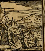 An illustration from Ouidio istorico, politico, morale : breuemente spiegato, e delineato con artificiose figure, accresciuta questa quinta impressione di nuoue allegorie (1696)
