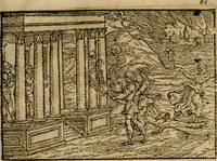 An illustration from Ouidio istorico, politico, morale : breuemente spiegato, e delineato con artificiose figure, accresciuta questa quinta impressione di nuoue allegorie (1696)