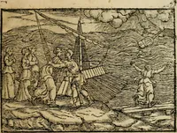 An illustration from Ouidio istorico, politico, morale : breuemente spiegato, e delineato con artificiose figure, accresciuta questa quinta impressione di nuoue allegorie (1696)