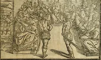 Picture 69 of 73 from Ouidio istorico, politico, morale : breuemente spiegato, e delineato con artificiose figure, accresciuta questa quinta impressione di nuoue allegorie (1696), leaf 78