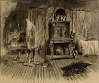 An illustration from Our American artists (1879)