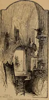 An illustration from Our American artists (1879)