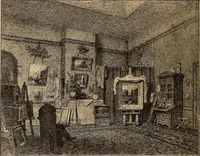 An illustration from Our American artists (1879)