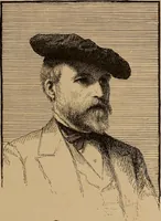 An illustration from Our American artists (1879)