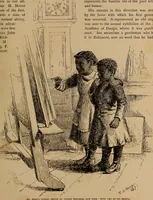 An illustration from Our American artists (1879)