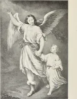 An illustration from Our angel friends in ministry and song (1903)