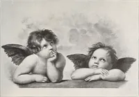 An illustration from Our angel friends in ministry and song (1903)