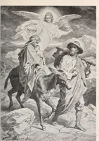 An illustration from Our angel friends in ministry and song (1903)
