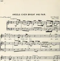 An illustration from Our angel friends in ministry and song (1903)