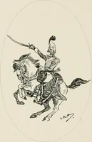 An illustration from Our battalion : being some slight impressions of His Majesty's Auxiliary Forces, in camp and elsewhere (1902)